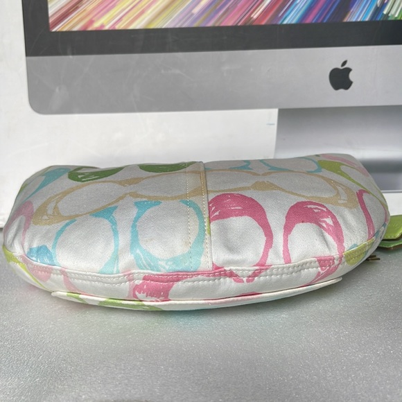 Coach Multicolor C Signature Shoulder Handbag - Picture 7 of 16